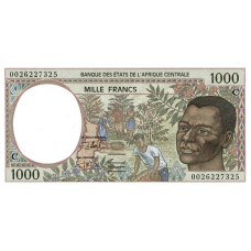 P102Cg Congo Republic - 1000 Francs Year 2000